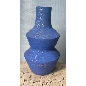 Vase en tadelakt martelé